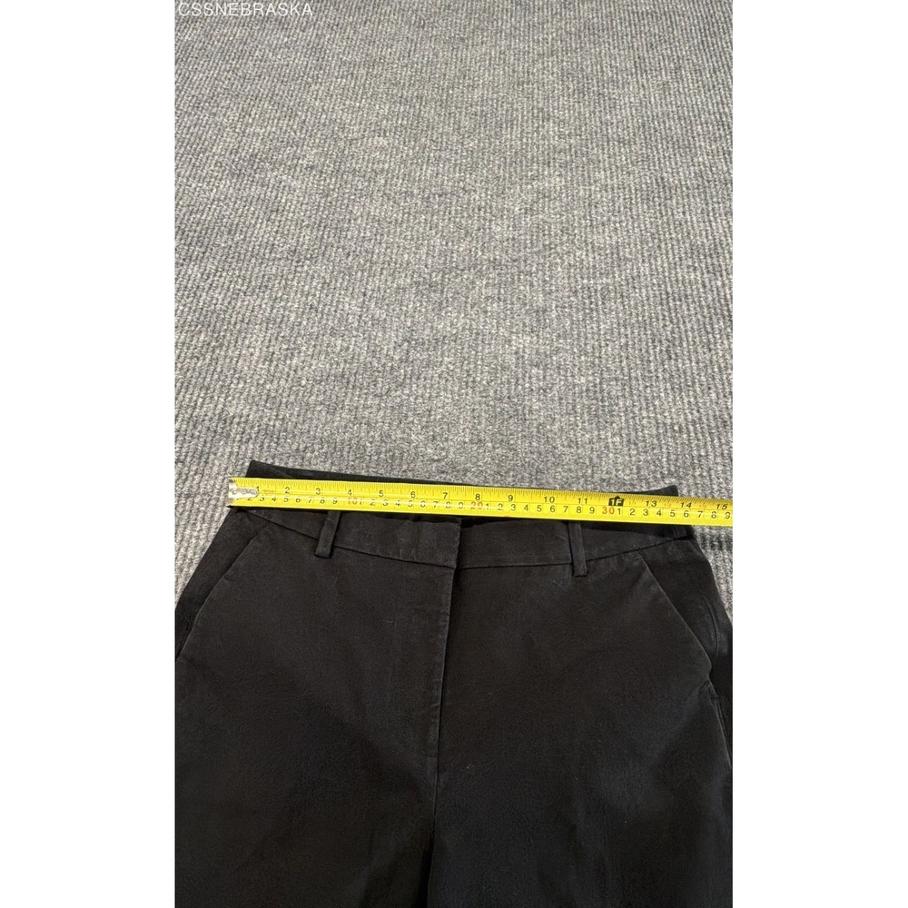 Chico's Black Women's Flat Front Dress Pants - Size 4R - Picture 6 of 10
